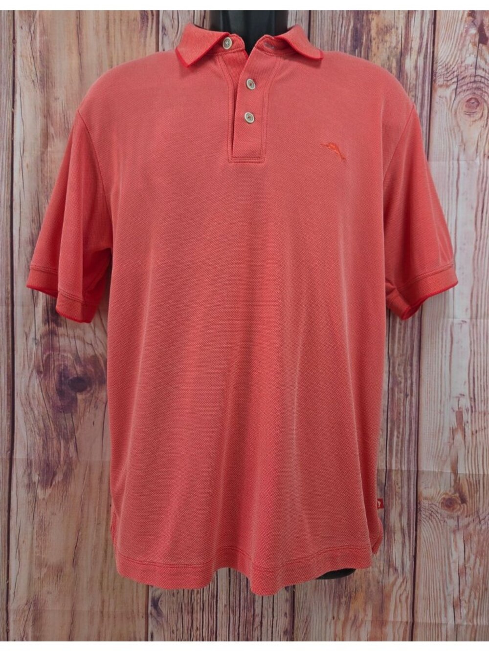 Tommy Bahama Mens Coral Short Sleeve Polo Size Medium